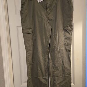 Women's Olive Cargo Pants